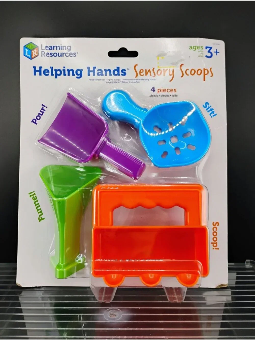 Helping Hands Sensory Scoops Kids Educational Toy Ages 3+ 4-Piece